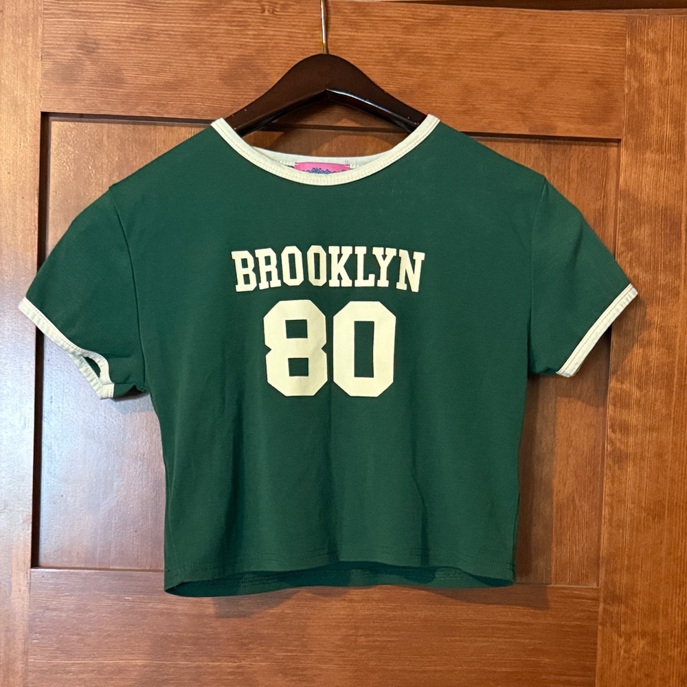 Edikted Green Brooklyn Crop Top
